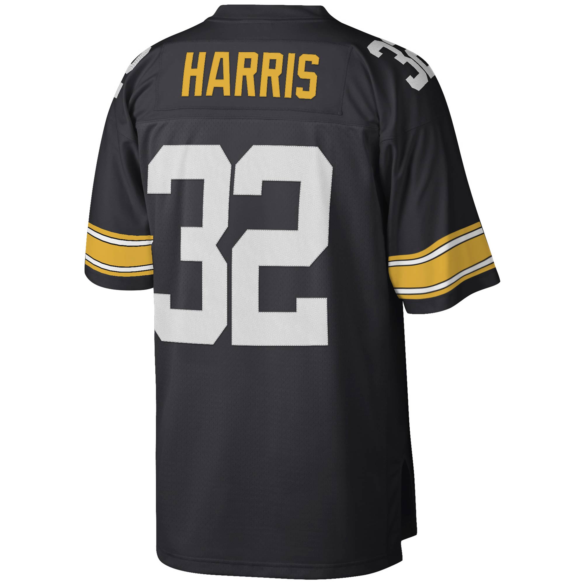 Franco Harris Pittsburgh Steelers Mitchell Ness Legacy Replica Jersey Black - Image 3