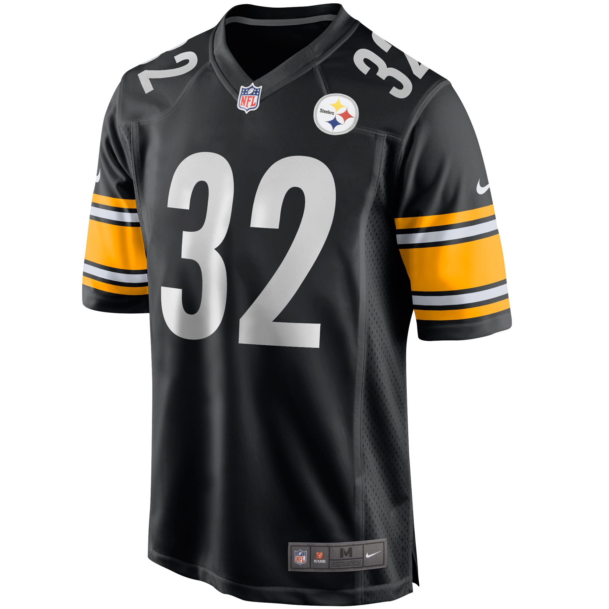 Franco Harris Pittsburgh Steelers Nike Game Retired Player Jersey Black - Image 2