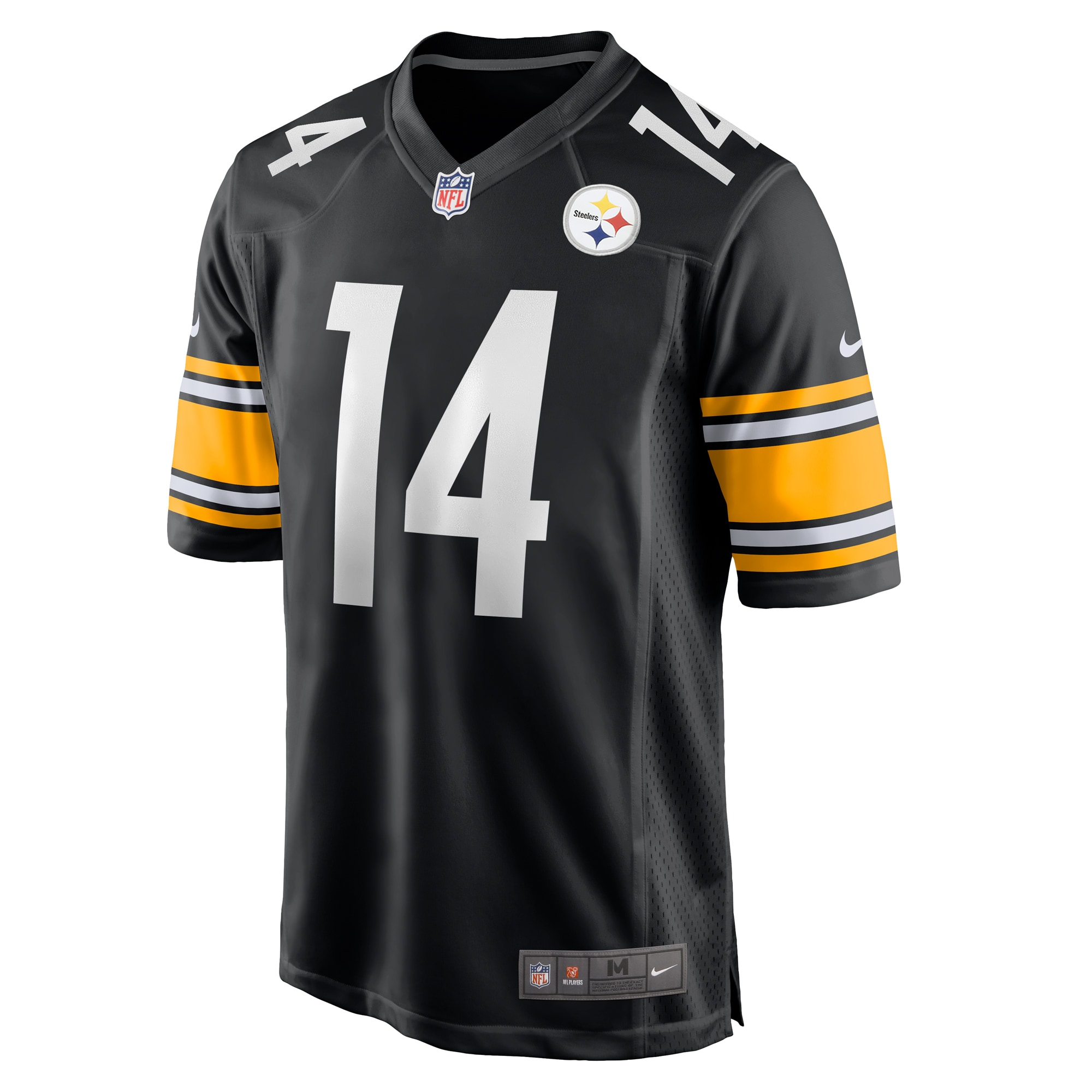George Pickens Pittsburgh Steelers Nike Game Player Jersey Black - Image 2