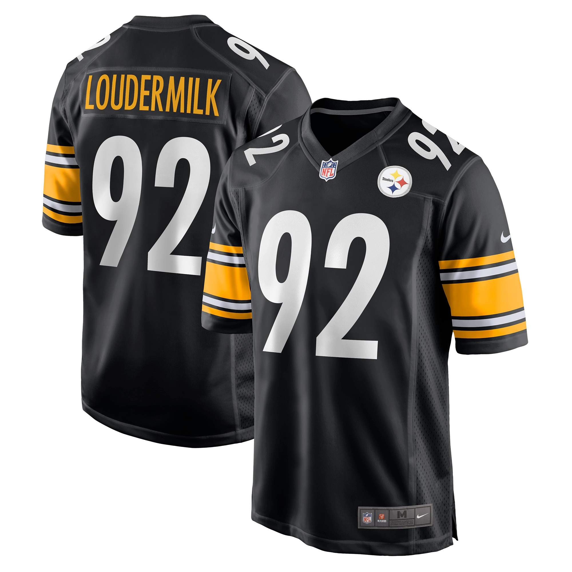 Isaiahh Loudermilk Pittsburgh Steelers Nike Game Jersey Black