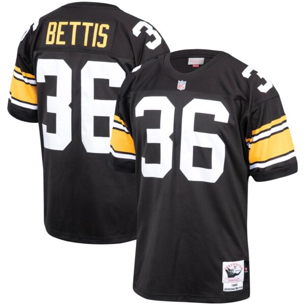 Jerome Bettis Pittsburgh Steelers 1996 Mitchell Ness Authentic Throwback Retired Player Jersey Black