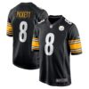 Kenny Pickett Pittsburgh Steelers Nike Player Game Jersey Black