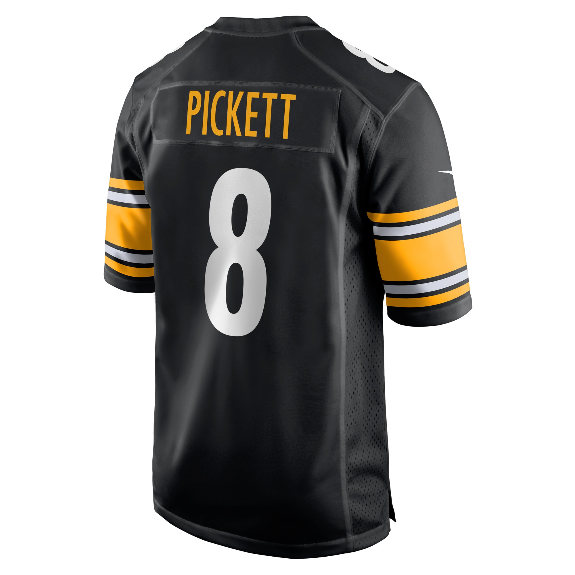 Kenny Pickett Pittsburgh Steelers Nike Player Game Jersey Black - Image 3