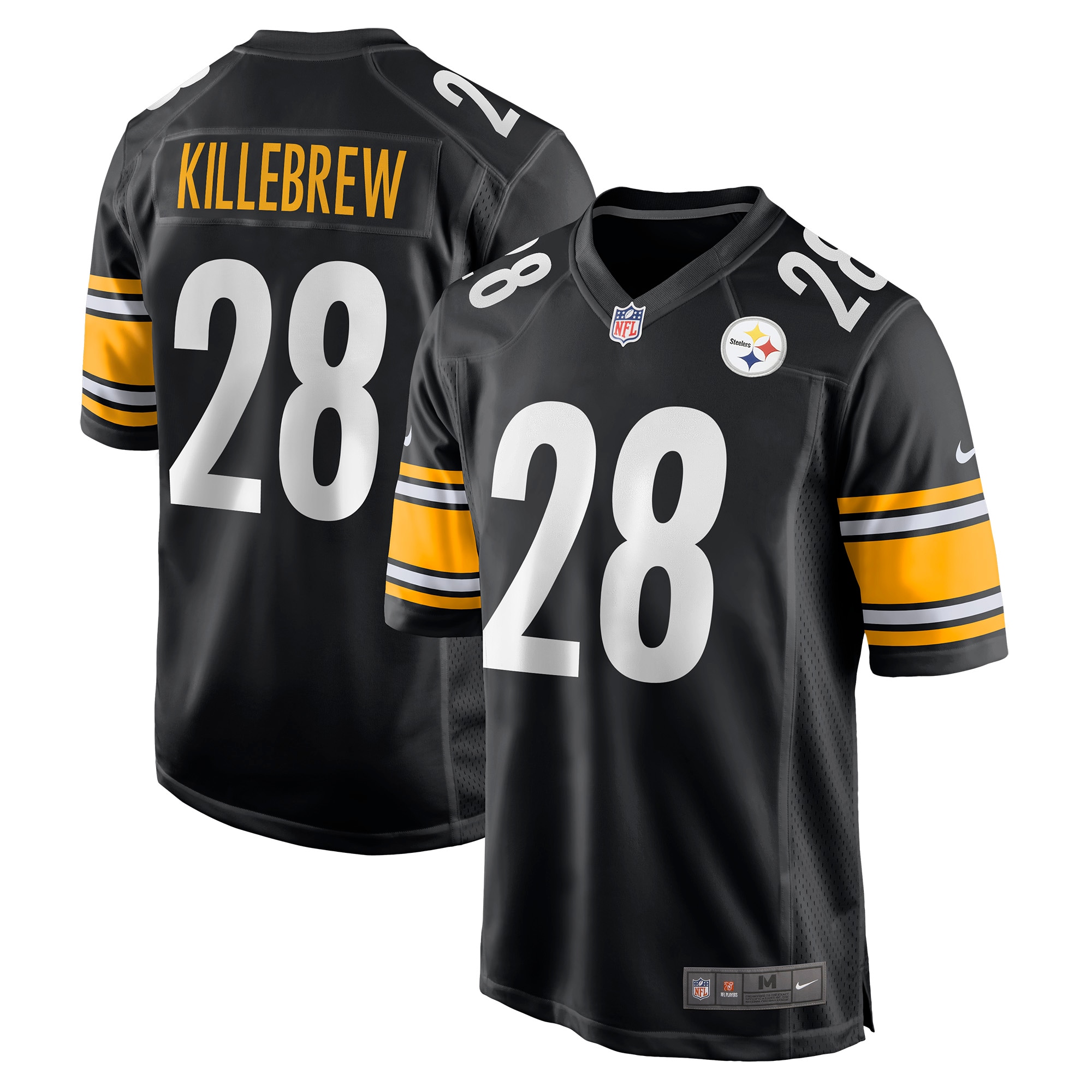 Miles Killebrew Pittsburgh Steelers Nike Game Jersey Black