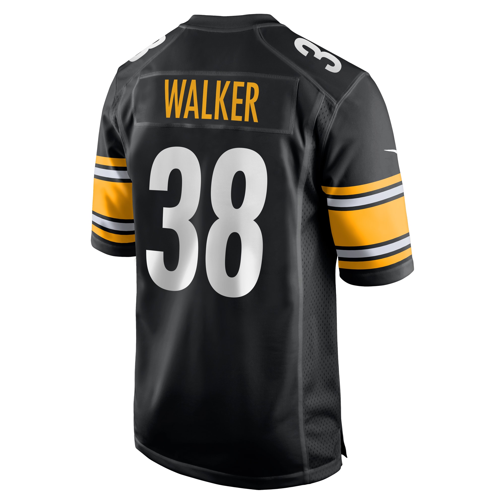 Mykal Walker Pittsburgh Steelers Nike Team Game Jersey Black - Image 3