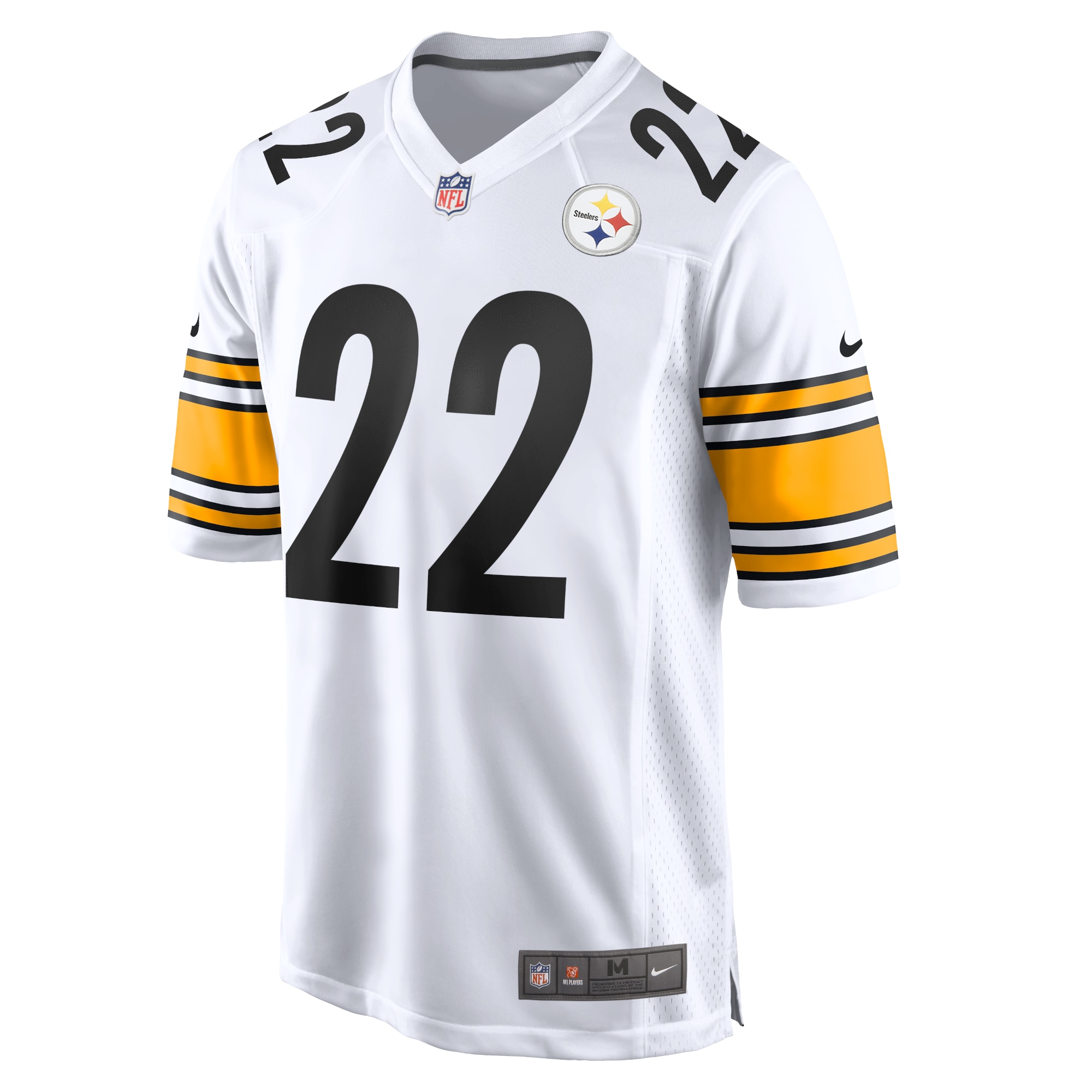 Najee Harris Pittsburgh Steelers Nike Game Jersey White - Image 2