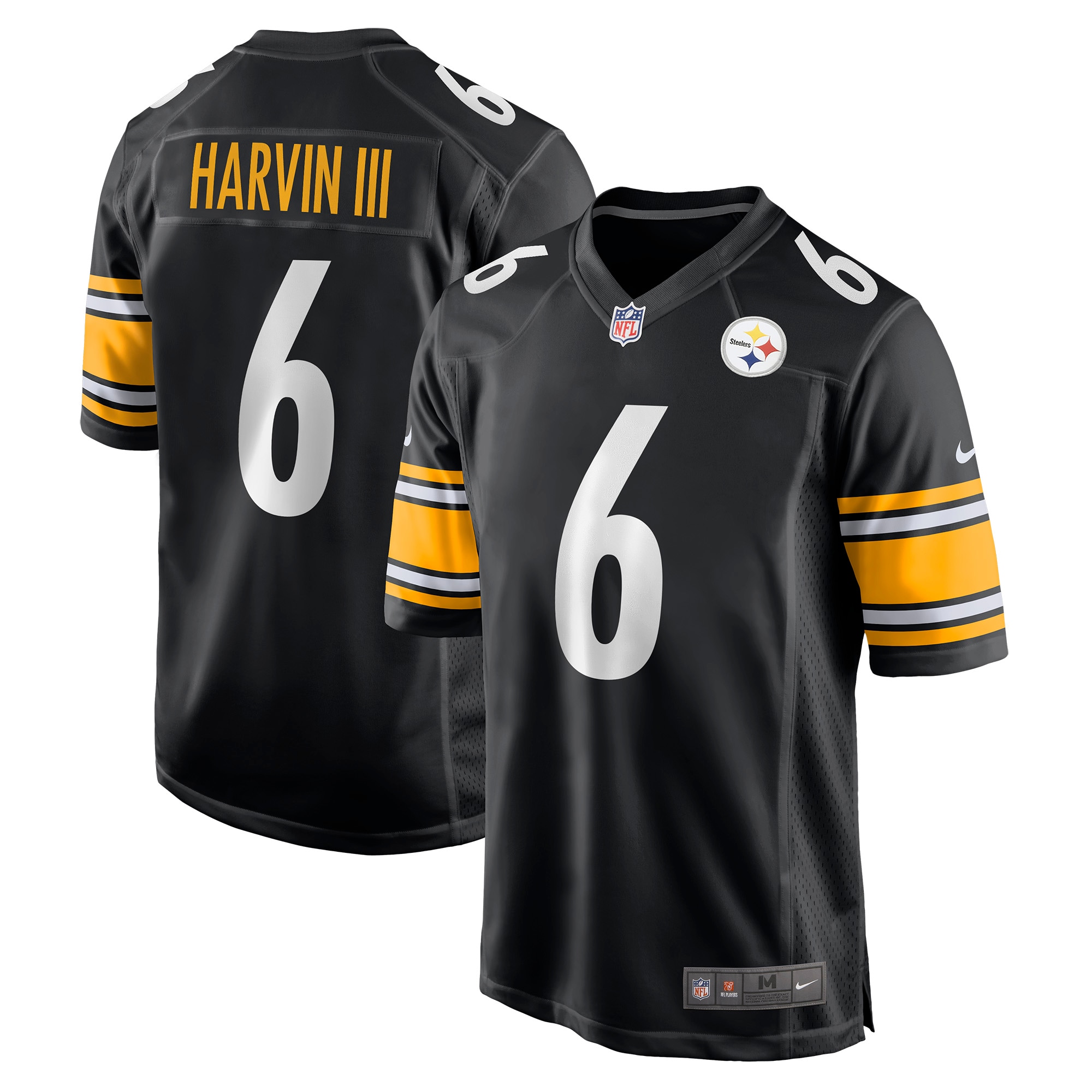 Pressley Harvin III Pittsburgh Steelers Nike Game Jersey Black
