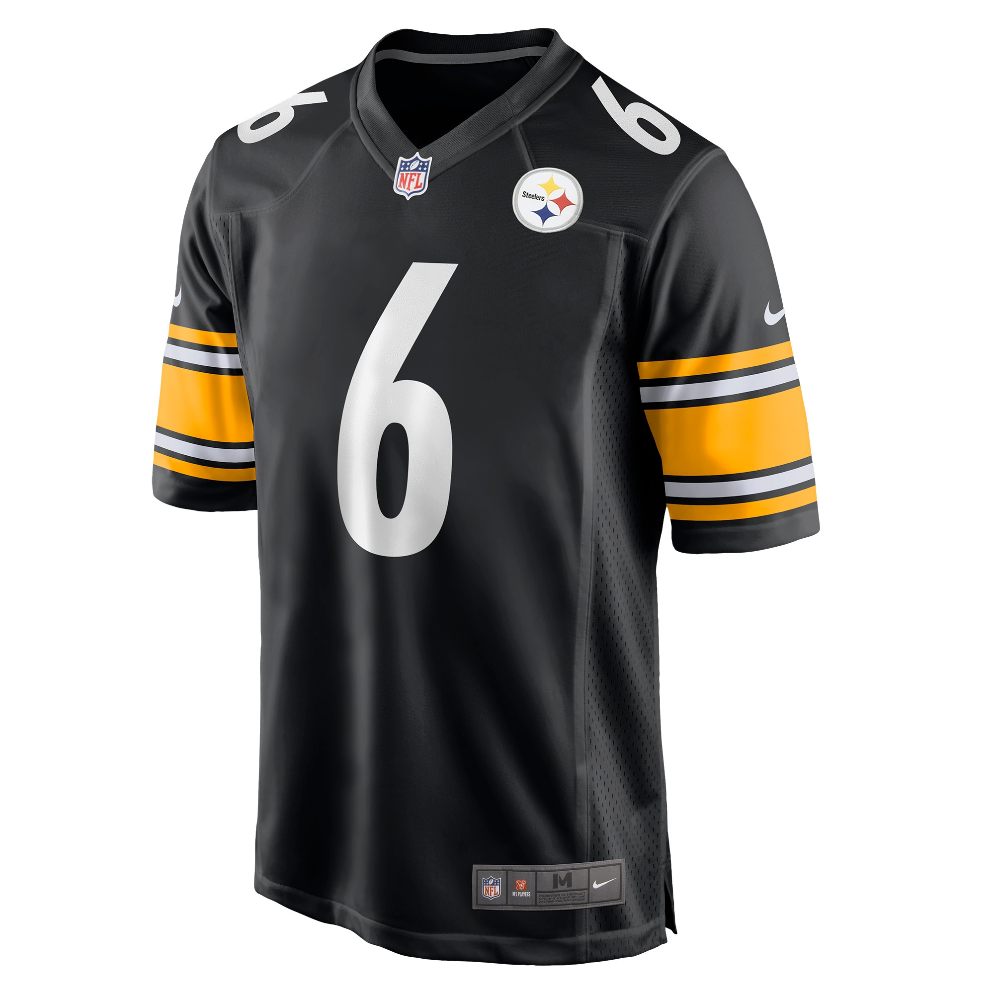 Pressley Harvin III Pittsburgh Steelers Nike Game Jersey Black - Image 2