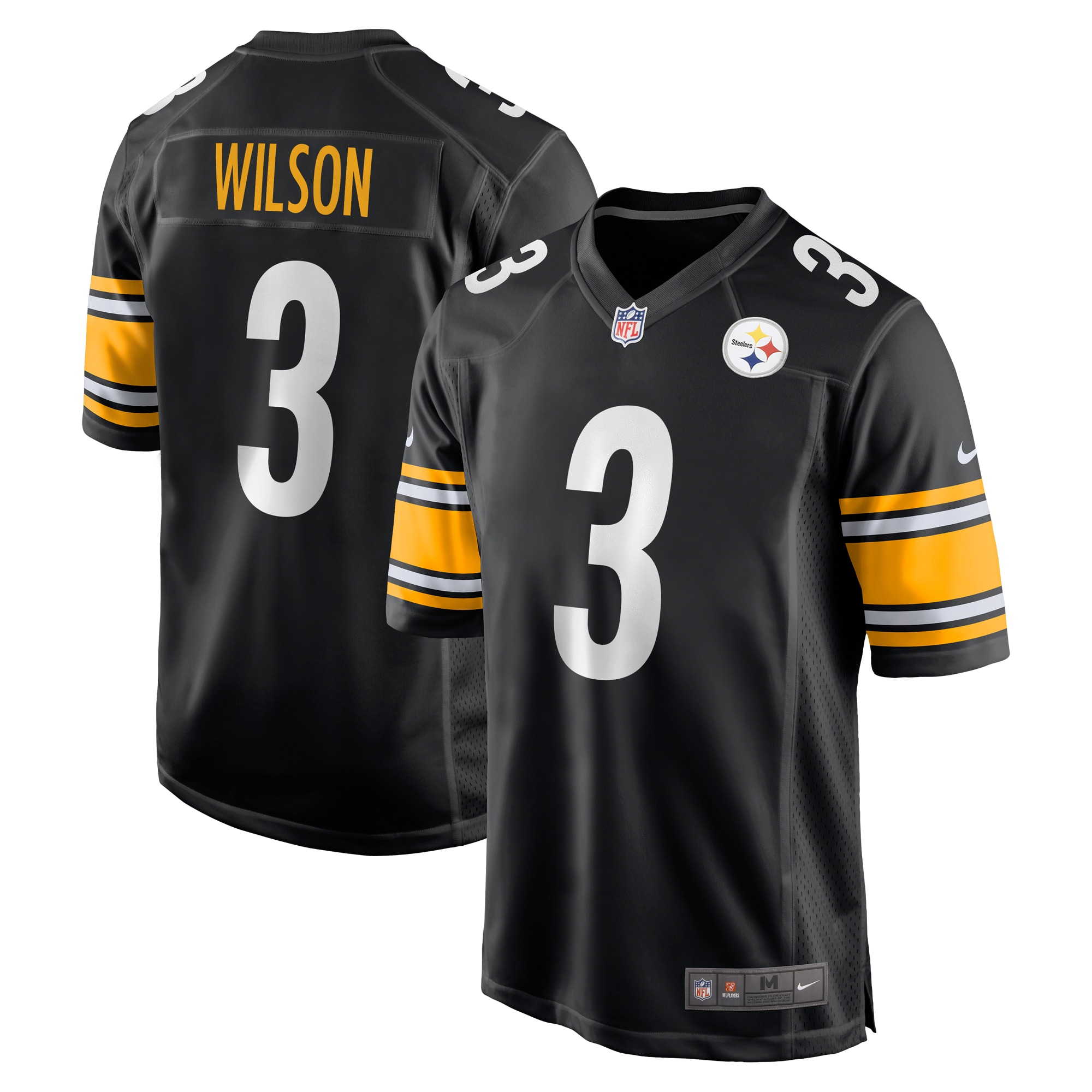 Russell Wilson Pittsburgh Steelers Nike Game Jersey Black