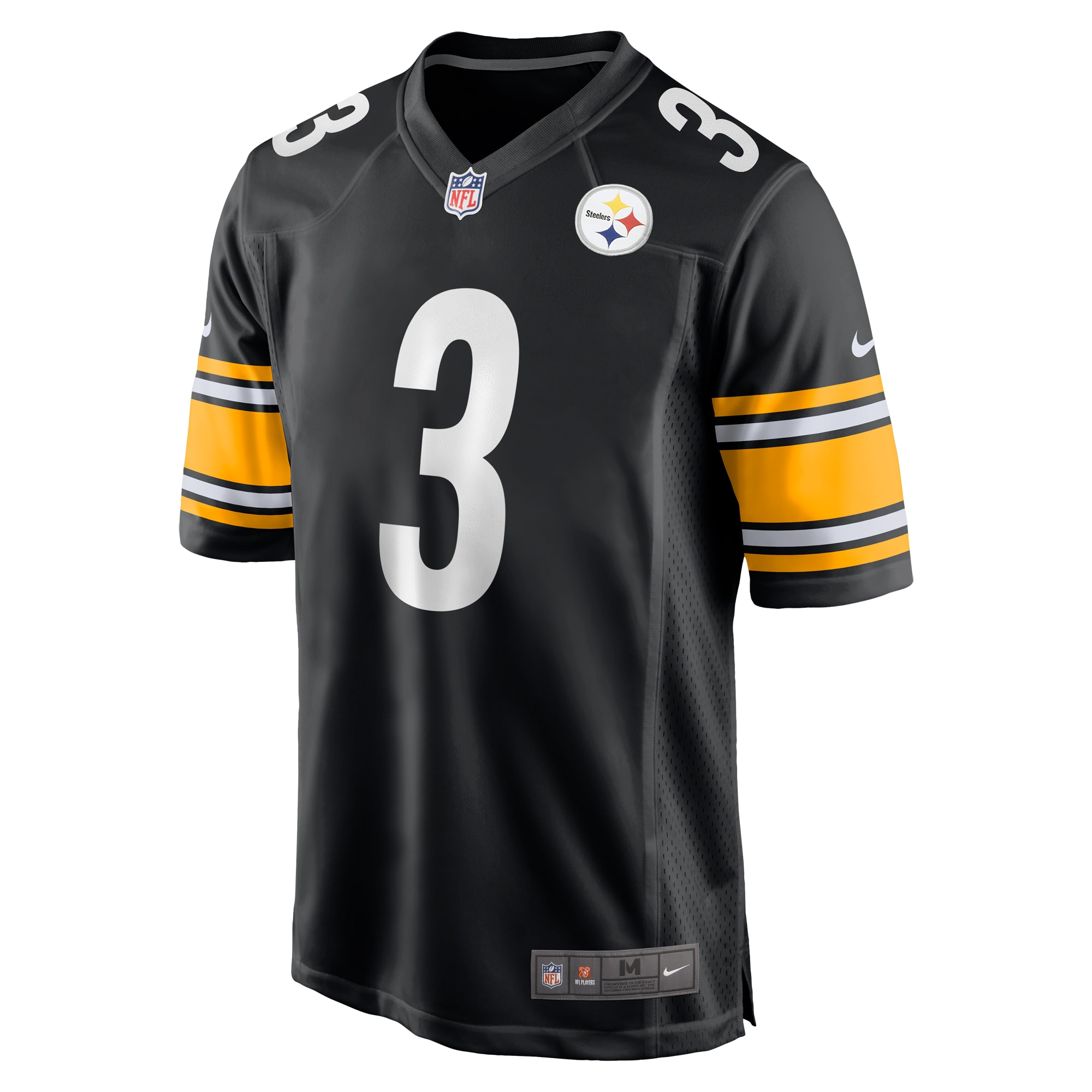 Russell Wilson Pittsburgh Steelers Nike Game Jersey Black - Image 2