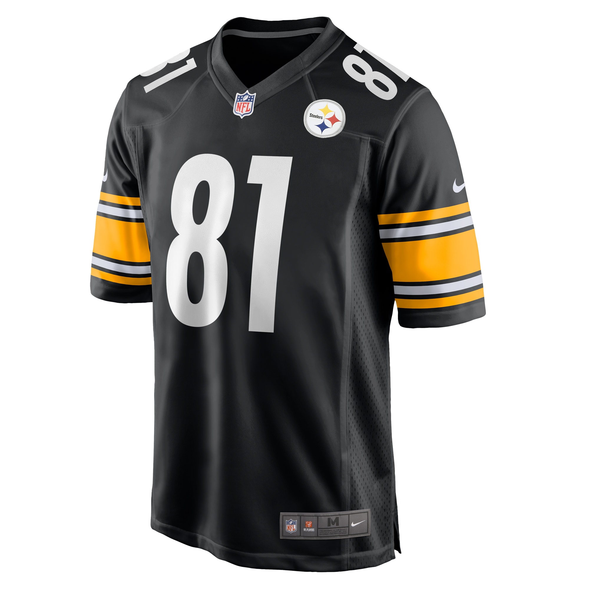 Scotty Washington Pittsburgh Steelers Nike Game Jersey Black - Image 2