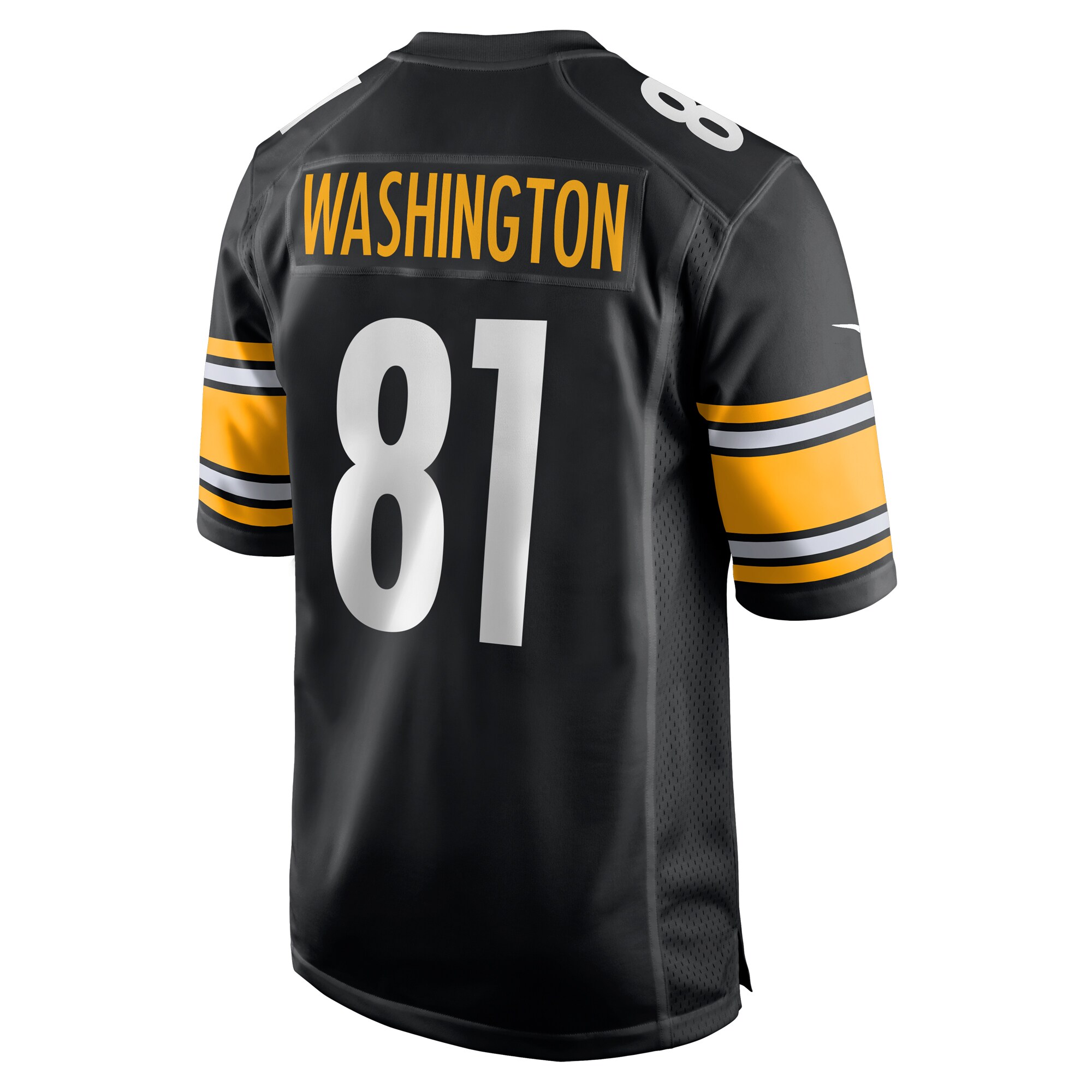 Scotty Washington Pittsburgh Steelers Nike Game Jersey Black - Image 3