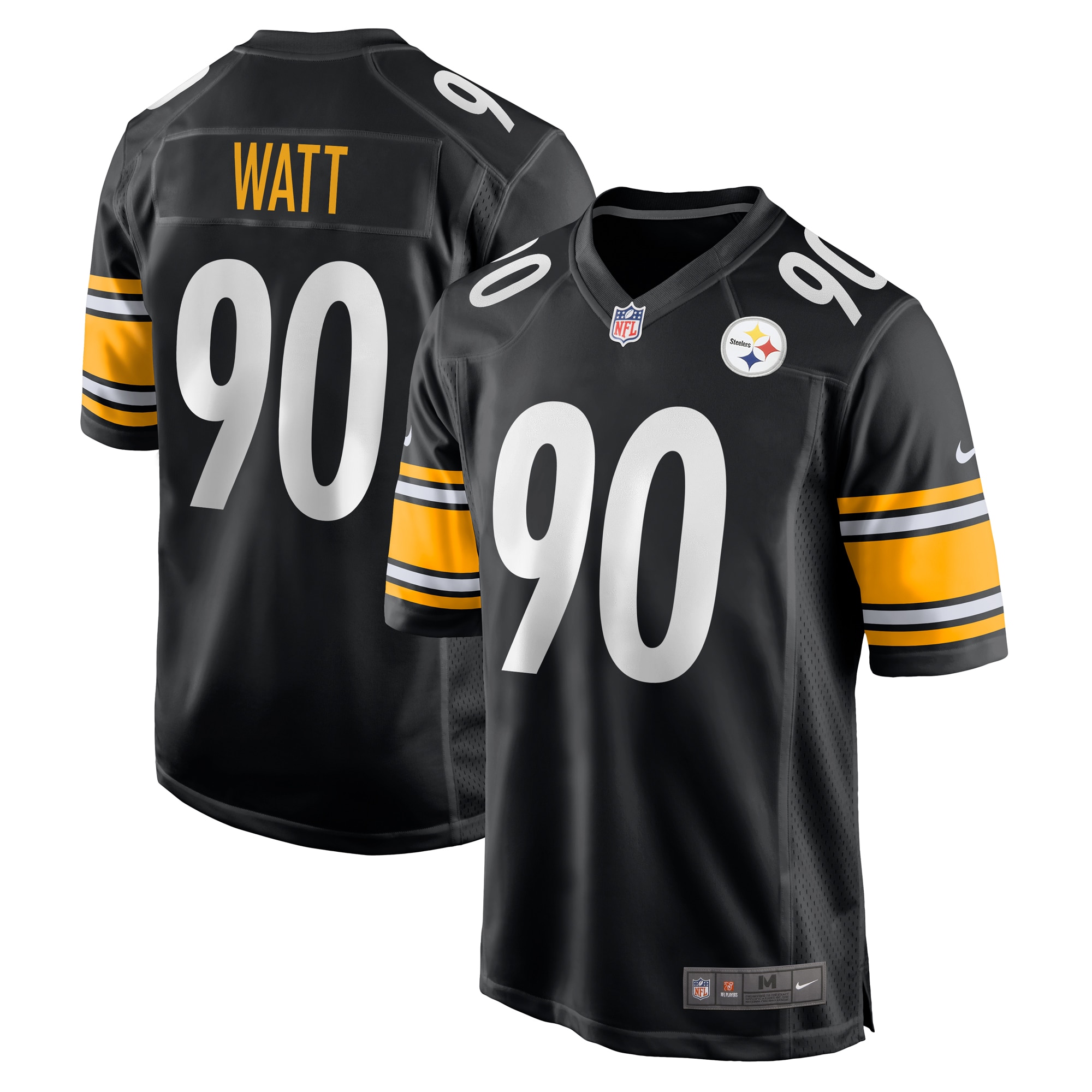 TJ Watt Pittsburgh Steelers Nike Game Jersey Black