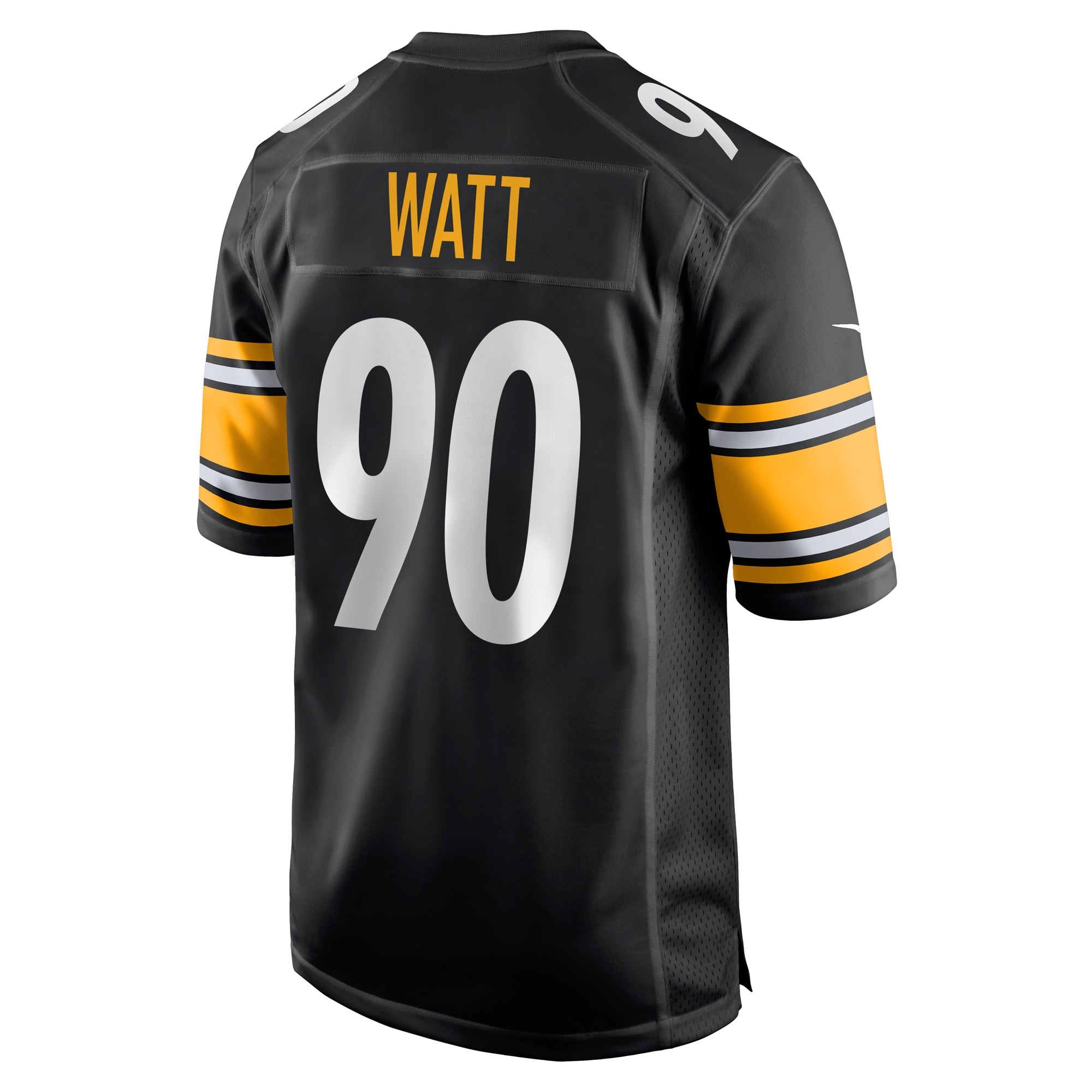TJ Watt Pittsburgh Steelers Nike Game Jersey Black - Image 2
