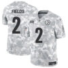Pittsburgh Steelers #2 Justin Fields 2024 FUSE Arctic Camo Salute To Service Limited Football Stitched Jersey