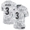 Pittsburgh Steelers #3 Russell Wilson 2024 FUSE Arctic Camo Salute To Service Limited Football Stitched Jersey
