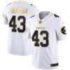 Men’s Steelers Gold Vapor Jersey V2 – All Stitched – White Gold – Troy Polamalu
