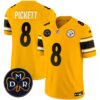 Men’s Steelers DMR Patch Vapor Limited Jersey – All Stitched – Gold – Kenny Pickett