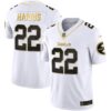 Men’s Steelers Gold Vapor Jersey V2 – All Stitched – White Gold – Najee Harris