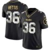 Men’s Steelers Gold Vapor Jersey V2 – All Stitched – Black Limited – Jerome Bettis
