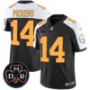 Men’s Steelers DMR Patch Vapor Limited Jersey – All Stitched – Rush Alternate – George Pickens