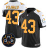 Men’s Steelers DMR Patch Vapor Limited Jersey – All Stitched – Rush Alternate – Troy Polamalu