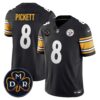 Men’s Steelers DMR Patch Vapor Limited Jersey – All Stitched – Black – Kenny Pickett