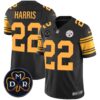 Men’s Steelers DMR Patch Vapor Limited Jersey – All Stitched – Color Rush – Najee Harris