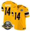 Pittsburgh Steelers 80th Anniversary Patch Vapor Limited Jersey – All Stitched – Gold – George Pickens Jersey