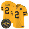 Pittsburgh Steelers Throwback 1933 Patch Vapor Limited Jersey – All Stitched – Gold – Justin Fields Jersey
