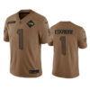 Seattle Seahawks #1 Dee Eskridge 2023 Brown Salute To Service Limited Stitched Football Jersey