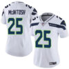 Seattle Seahawks #25 Kenny Mcintosh White Vapor Limited Stitched Football Jersey