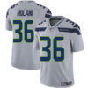 Seattle Seahawks #36 George Holani Grey Vapor Limited Stitched Football Jersey