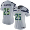 Seattle Seahawks #25 Kenny Mcintosh Grey Vapor Limited Stitched Football Jersey