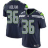 Seattle Seahawks #36 George Holani Navy Vapor Limited Stitched Football Jersey