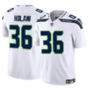 Seattle Seahawks #36 George Holani White 2024 FUSE Vapor Limited Stitched Jersey