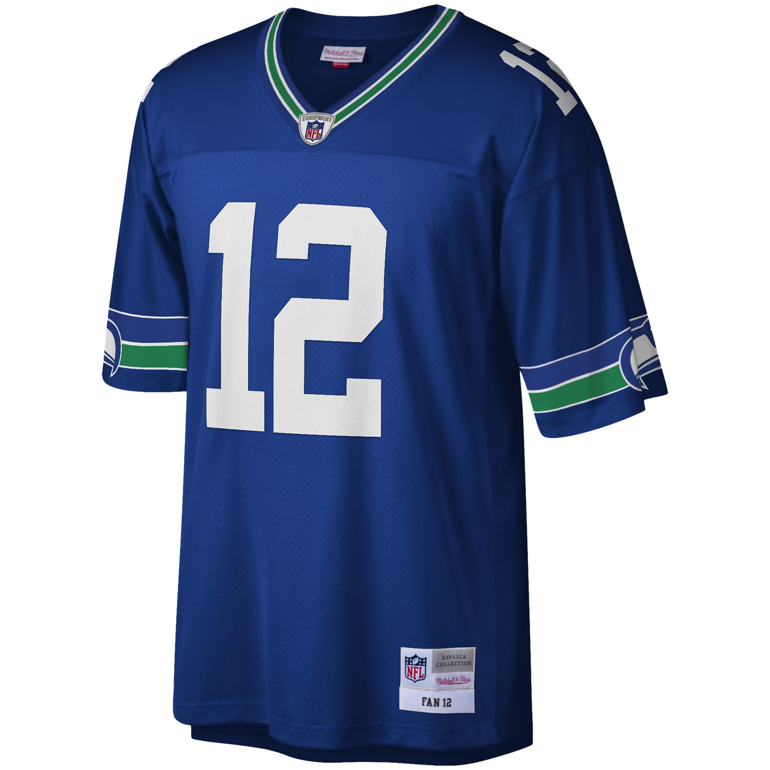 12S Seattle Seahawks Mitchell Ness Legacy Replica Jersey Royal - Image 2