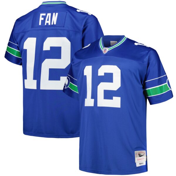 12S Seattle Seahawks Mitchell Ness Big Tall Legacy Retired Player Jersey Royal