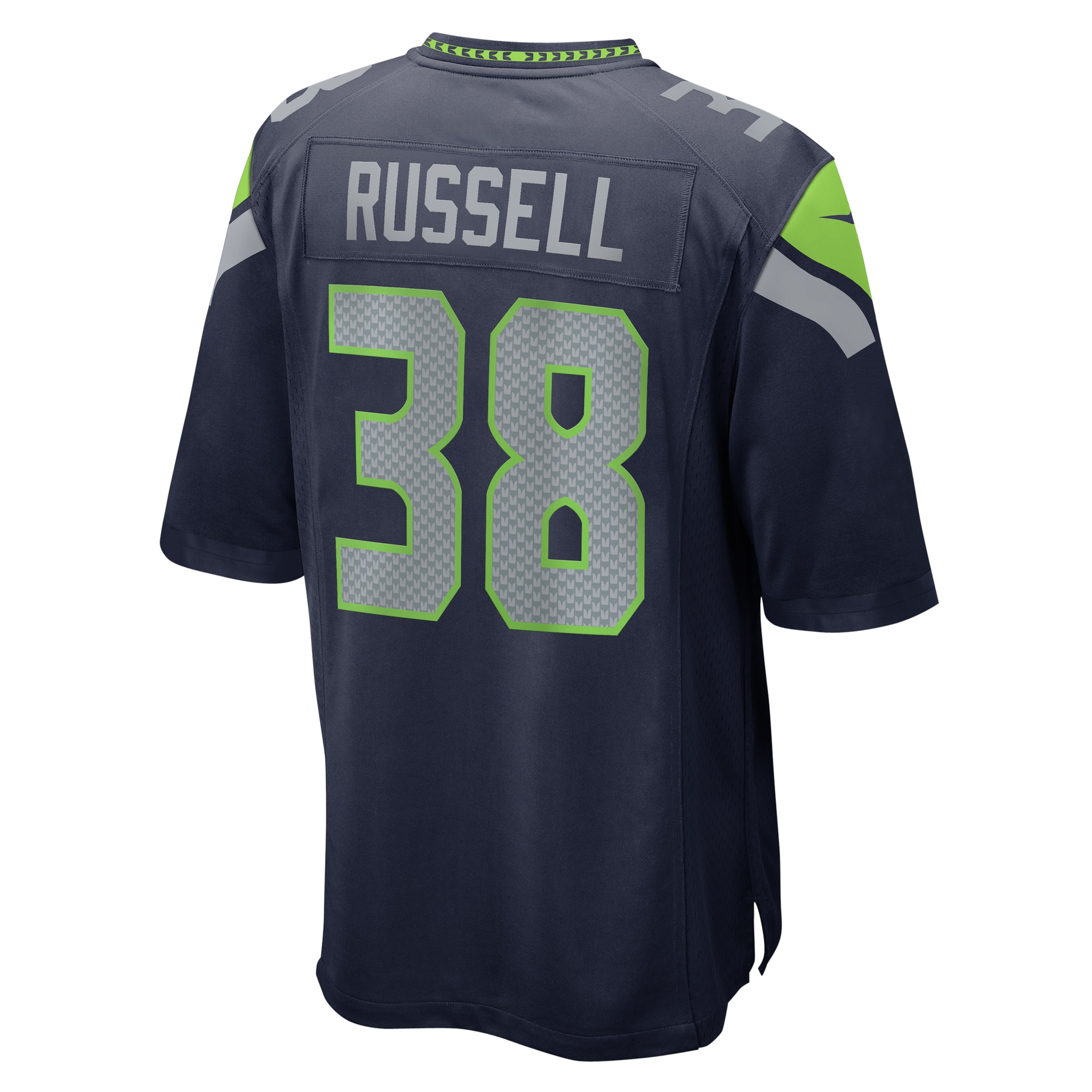Brady Russell Seattle Seahawks Nike Game Jersey College Navy - Image 3