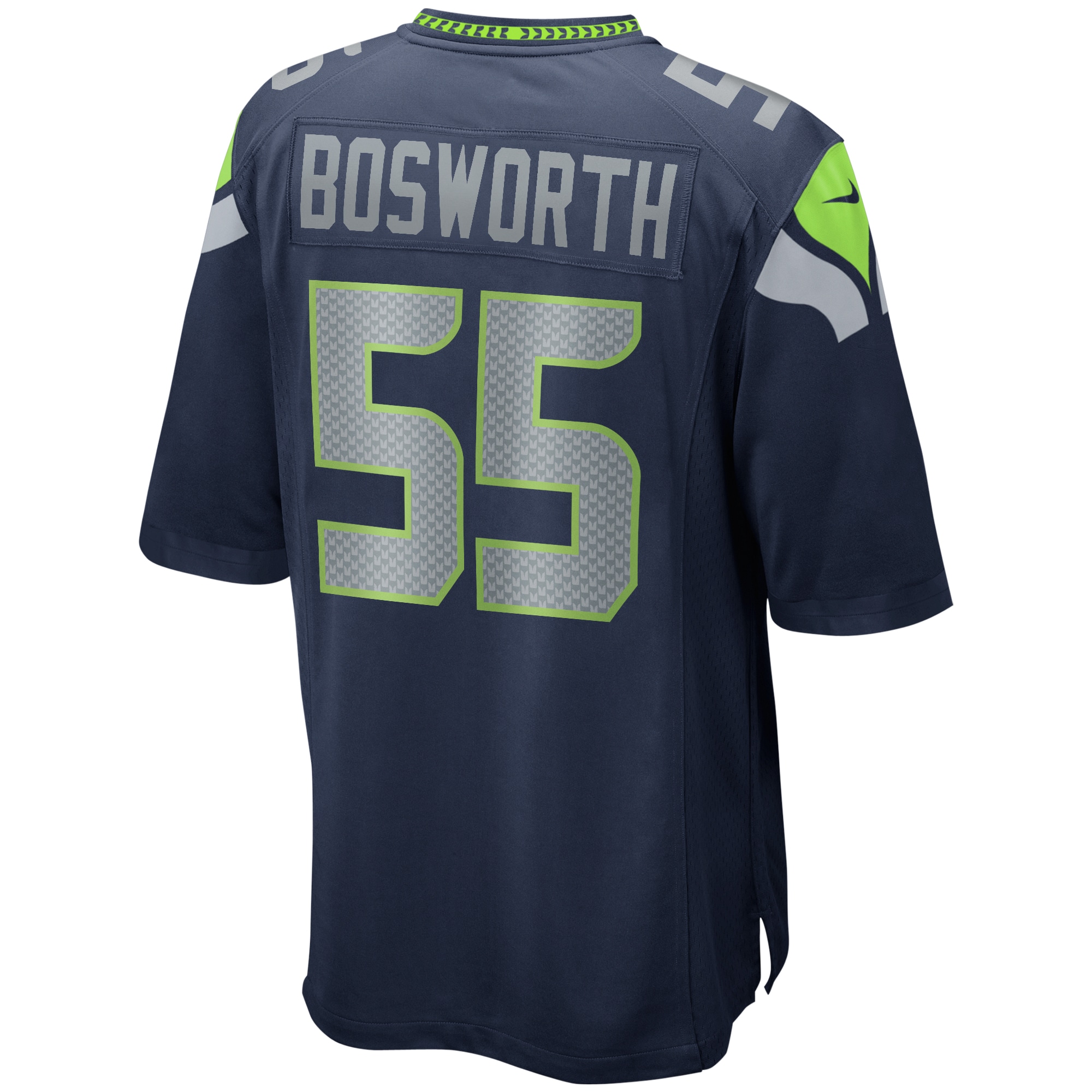Brian Bosworth Seattle Seahawks Nike Game Retired Player Jersey College Navy - Image 3