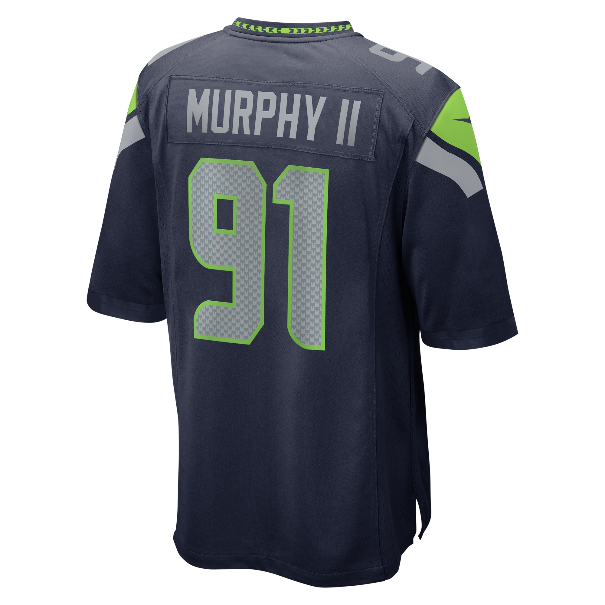 Byron Murphy II Seattle Seahawks Nike Player Game Jersey College Navy - Image 3