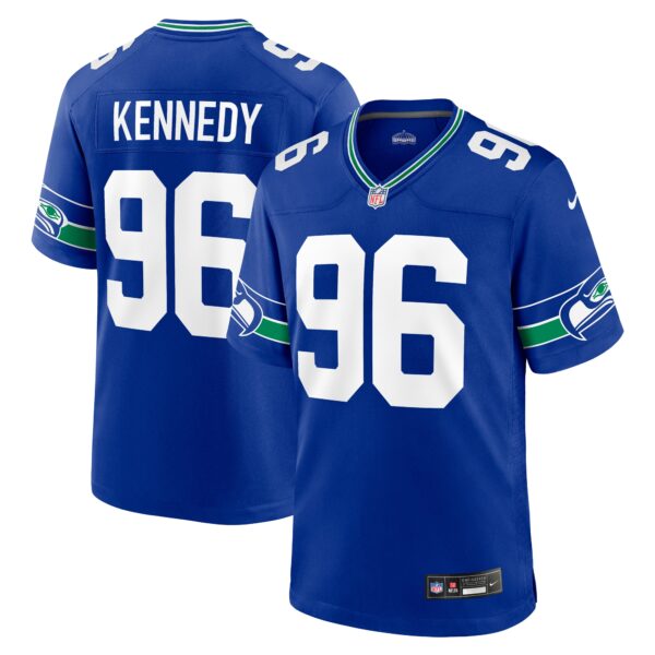 Cortez Kennedy Seattle Seahawks Nike Throwback Retired Player Game Jersey Royal