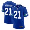 Devon Witherspoon Seattle Seahawks Nike Throwback Player Game Jersey Royal