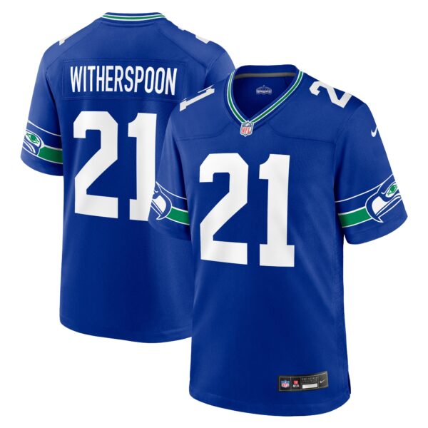 Devon Witherspoon Seattle Seahawks Nike Throwback Player Game Jersey Royal