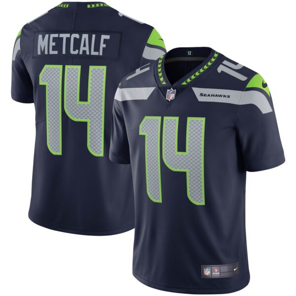 DK Metcalf Seattle Seahawks Nike Vapor Limited Jersey College Navy