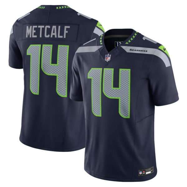 DK Metcalf Seattle Seahawks Nike Vapor FUSE Limited Jersey Navy