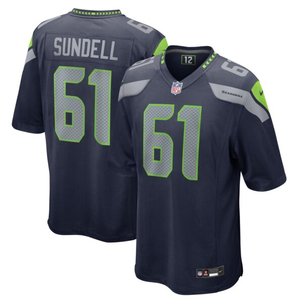 Jalen Sundell Seattle Seahawks Nike Game Jersey College Navy