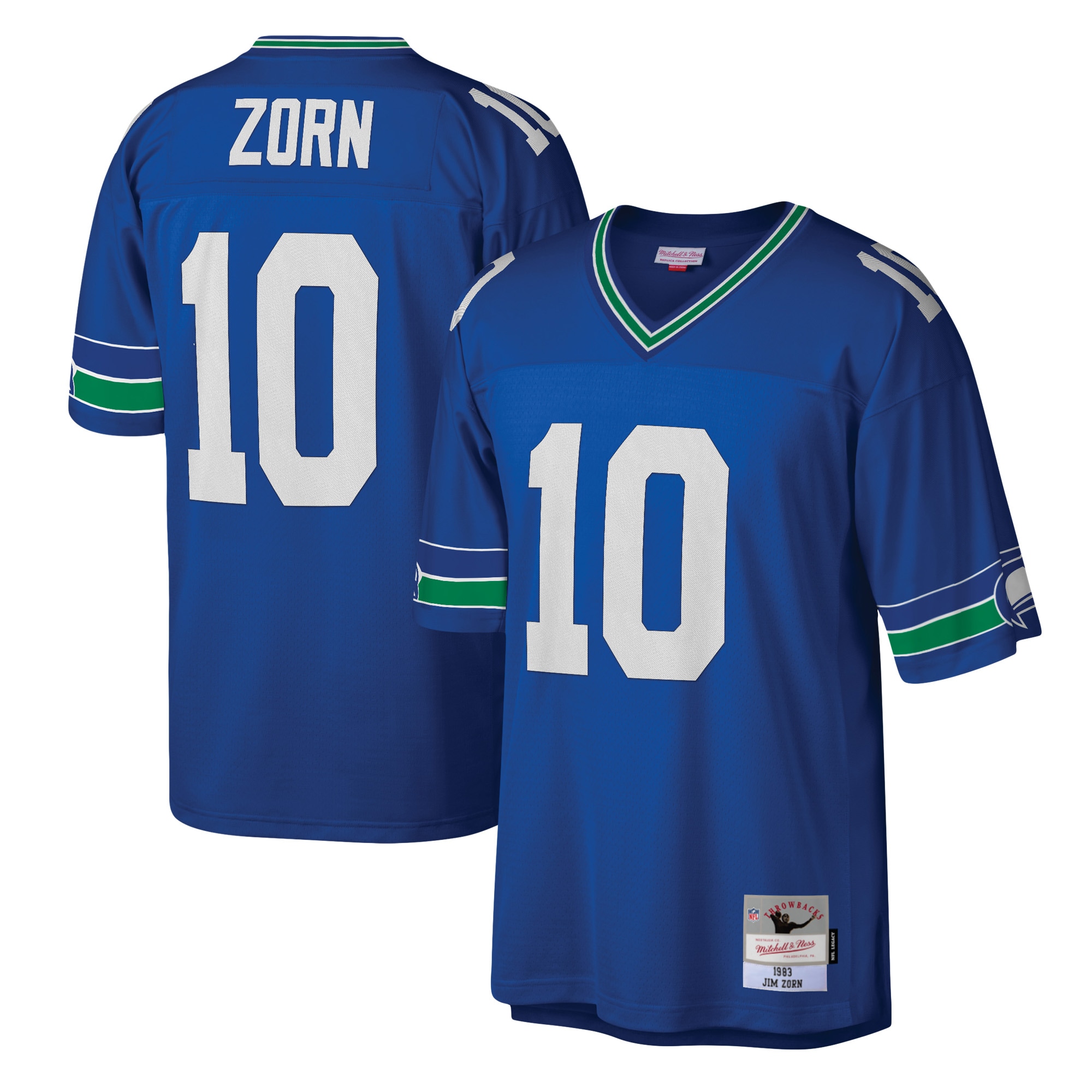 Jim Zorn Seattle Seahawks Mitchell Ness Legacy Replica Jersey Royal