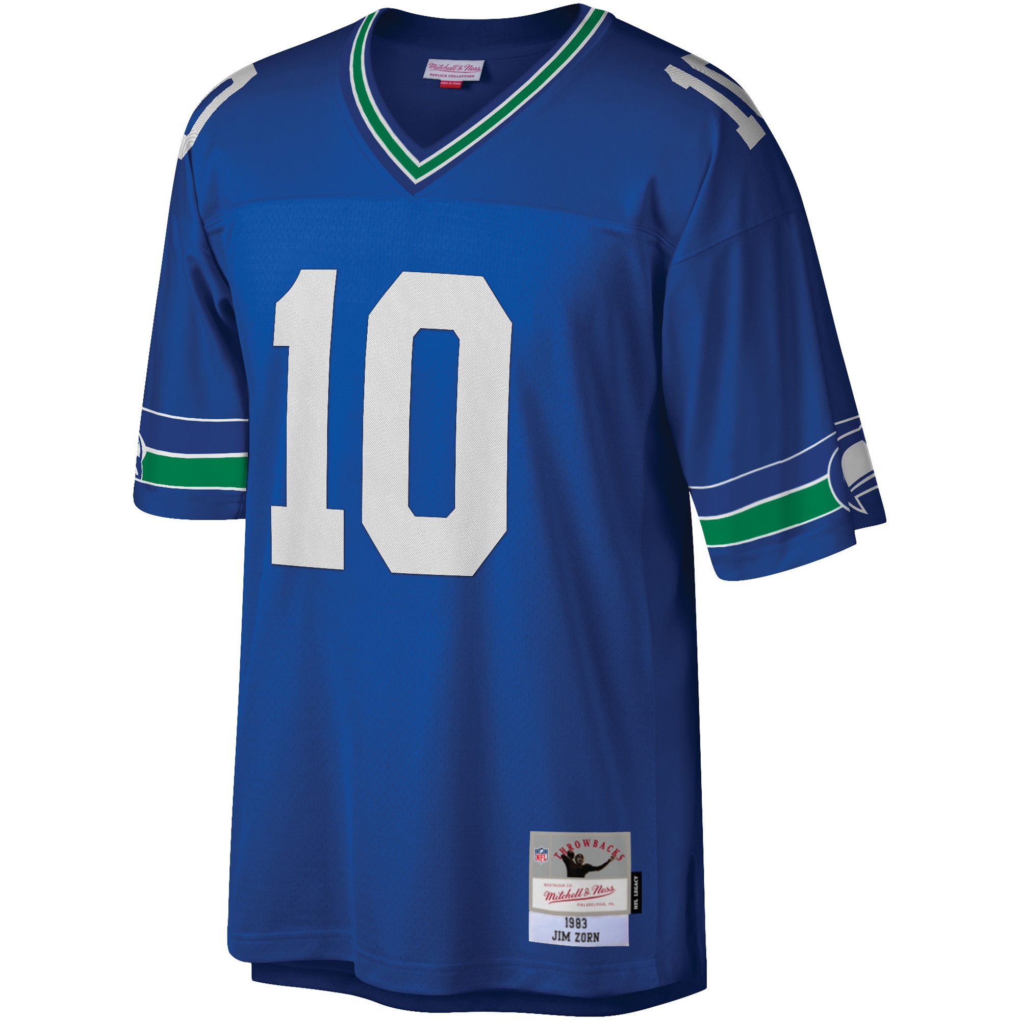 Jim Zorn Seattle Seahawks Mitchell Ness Legacy Replica Jersey Royal - Image 2