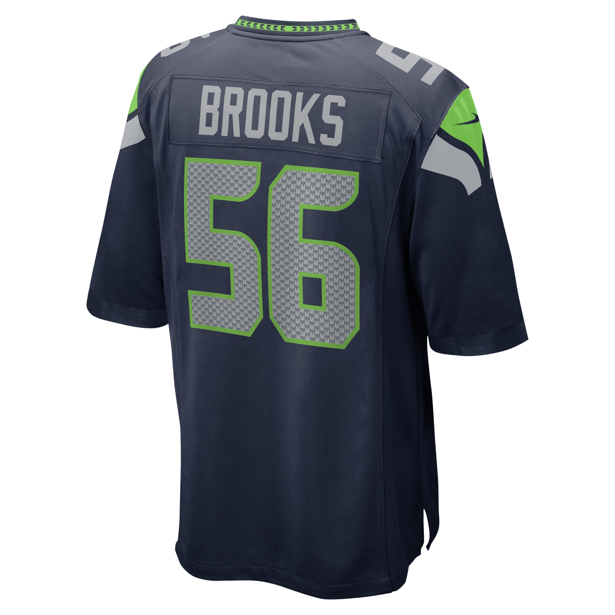 Jordyn Brooks Seattle Seahawks Nike Player Game Jersey College Navy - Image 3